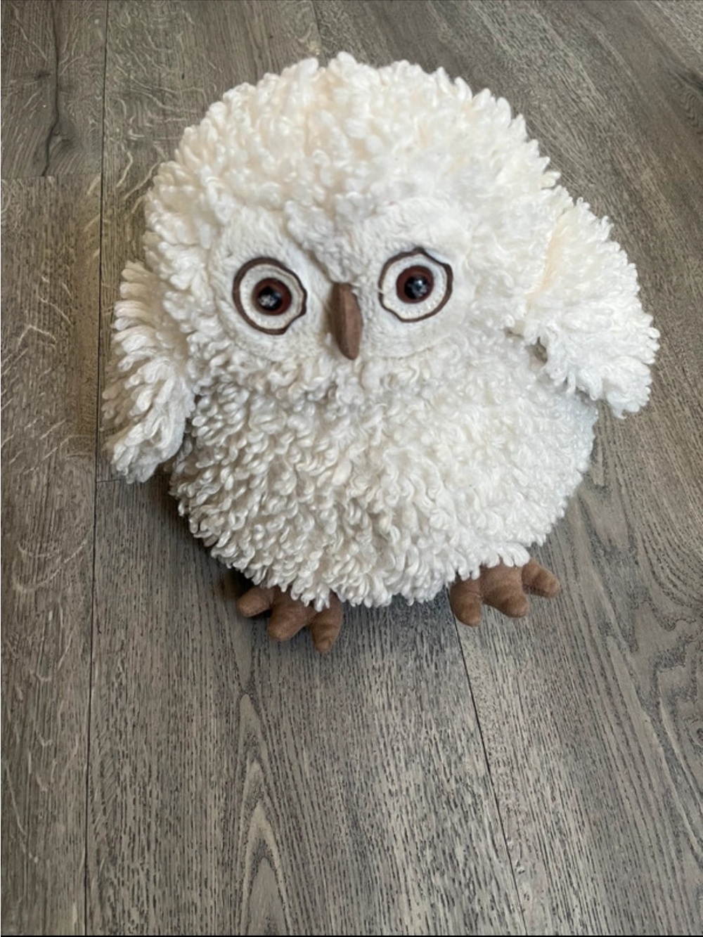 Jellycat London Apollo Owl Retired Plush Stuffed Animal Bird White Fluffy